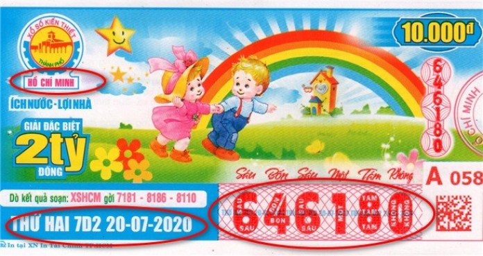 Hướng dẫn cách xem kết quả xổ số hôm qua chuẩn nhất 2 Vé số Hồ Chí Minh thứ Hai ngày 20-7-2025